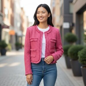 WD.NY Vibrant Pink Women's Blazer